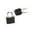 D, variant on ionze Tools Small Mini Strong Steel Padlock Travel Suitcase Diary Lock with 2 Keys House Tools Set (A)