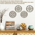 thumbnail image 6 of 4Pcs Thicken Rustic Wall Decor Farmhouse Wall Art Decor Wooden Round Wall Art, 6 of 7