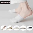 thumbnail image 6 of 10 Pairs Toe Topper Socks Women Teo Liner Half Socks Sleamless Non-Slip Cushion Bottom Toe Cover Half Socks, 6 of 6