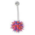 thumbnail image 1 of Belly Button Ring with Koosh Ball Flexible Maternity, 1 of 5