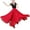 burgundy, variant on YM YOUMU Women Chiffon Dance Swing Skirt Elastic Waist Ballroom Dancewear