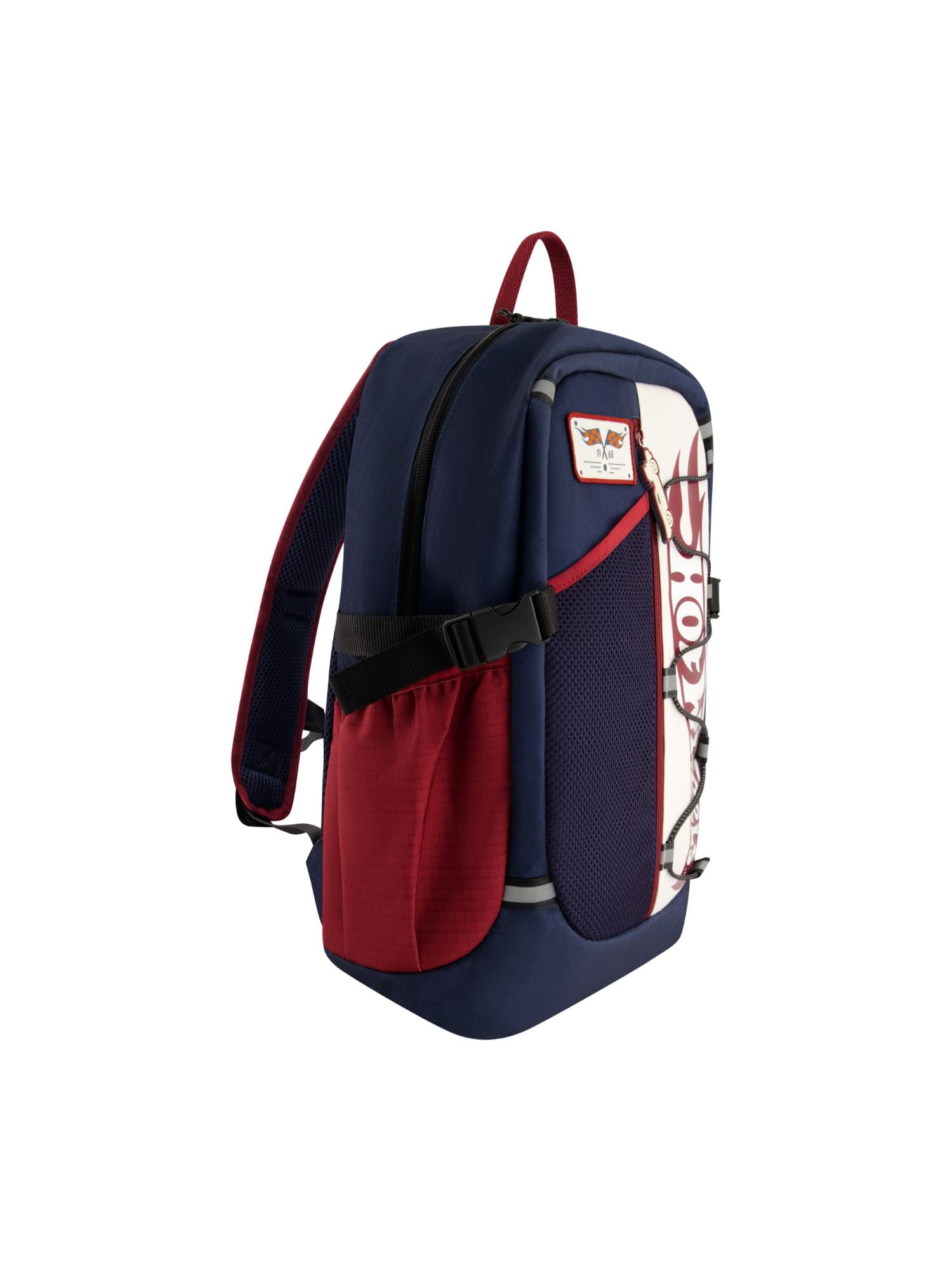 Hot Wheels 1968 Backpack, Classic Heritage Design for Men and Women, Navy, 12 Inch