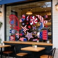 thumbnail image 6 of Hovilon 4th of July Window Stickers, Electrostatic USA Themed Window Clings, Removable Double Sided PVC Glass Decal for Independence Day Memorial Day Party Home Decor, 35x25cm, 6 of 6