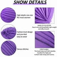 thumbnail image 4 of Turban Extensible pour Femmes Nœud Chapeau Musulman Hijab Intérieur Islamique Bonnet Élastique Bandeau Turban Rouge Rose, 4 of 6