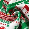 thumbnail image 5 of GYRATEDREAM Toddler Boys Girls Sweatshirts Christmas Reindeer Fleece Crewneck Pullover Xmas Winter Warm Sweaters Tops for 7Y Green, 5 of 7