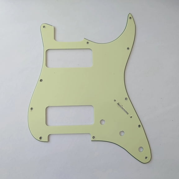 For Fit Fender Stratocaster P90 2 Pickup Strat Guitar Pickguard Replacement Parts with Mounting Screws 3 Ply