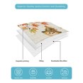 thumbnail image 4 of Quilts Queen Size Bedding Set, Boho Fall Scarecrows Reversible Summer Quilt 3 Pieces, Thanksgiving Autumn Pumpkins Maple Leaf Lightweight Bedspreads Coverlets with 2 Pillow Shams for All Seasons, 4 of 5