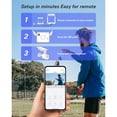 thumbnail image 6 of Toguard Solar Wireless Security Camera System Outdoor Battery WiFi Bullet Surveillance Camera Wireless Connector, 6 of 8