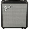 Fender Rumble 15 (V3), Black/Silver- 15 Watt Electric Bass Guitar Combo Amp