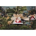 thumbnail image 3 of 2PCS Metel Bell Christmas Ornaments Snowman Santa Decor Decorative Bell Hanging Ornaments with Burlap Ribbon Christmas Tree Bell Pendant, 3 of 6