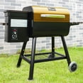 thumbnail image 4 of KingChii 456 SQ.in. Wood Pellet Grill & Smoker with UPDATED Control Panel PID 3.0 Automatic Temperature Control, Bronze, 4 of 13