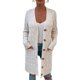 thumbnail image 2 of Suéter de mujer moda elegante señoras otoño manga larga cárdigan tejido prendas de vestir XL Yuyangstore Chaqueta de punto, 2 of 7