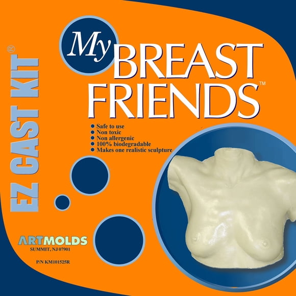 Kit de vaciado ARTMOLDS Breast Friend con polvo de alginato para molde