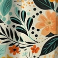 thumbnail image 2 of Designart "Noir Floral Symphony II" Floral Blackout Curtain Single Panel, 2 of 4