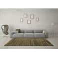 thumbnail image 3 of Ahgly Company Indoor Square Abstract Brown Modern Area Rugs, 3' Square, 3 of 4