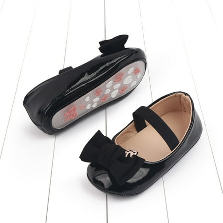 

Aayomet Toddler Kids Plush Girls First Walking Leisure Shoes Open Toe Leisure Shoes Baby Size 3 Sandals Black 3.5