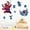 L02, variant on 3D Stitch Wall Stickers Boy Bedroom Stickers, Cartoon Characters Stickers for Walls Children Bedroom Living Room（40X60CM)
