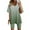 Green, variant on Kayannuo Womens Tops Shirts for Women Valentine's Day Women Fashion V-Neck Blouse Short Sleeve Tops Shorts Casual Suit Sets