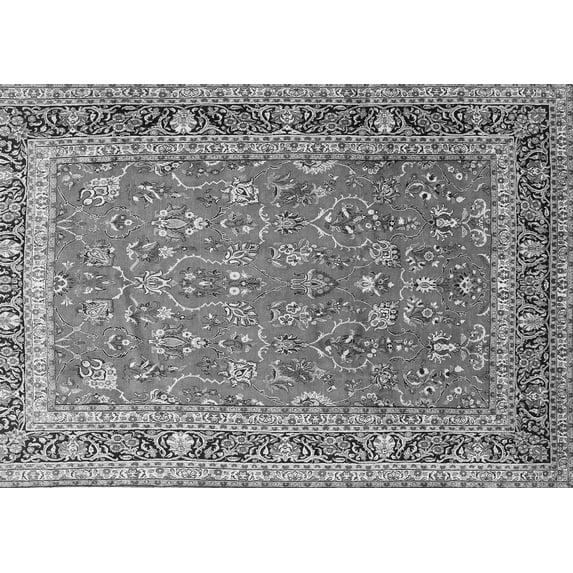 Ahgly Company Indoor Rectangle Persian Gray Traditional Area Rugs, 6' x 9'