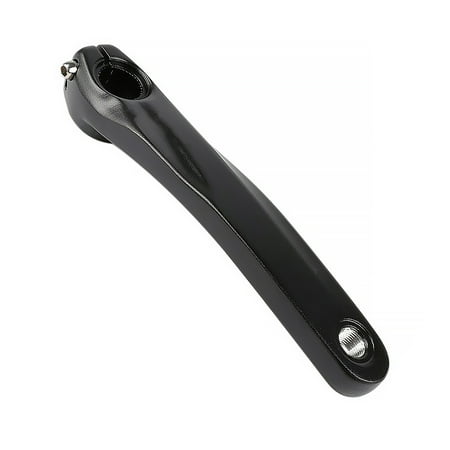

TureClos Alloy Mountain Bike Left Crank Arm Portable Detachable Professional Cycle Handle Part Replacement for Shimano 590/596/610/SLX/XT Black