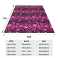 thumbnail image 3 of Balery Snowflakes And Christmas Manta de Felpa Suave y Acogedora – Cobija de Franela Aterciopelada para Cama, Lavable y Cálida para Sofá, Mascotas, Transpirable-80"x60", 3 of 7