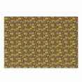 thumbnail image 1 of Yellow Brown Cutting Board, Top View Illustration of Round Daisy Flowers, Decorative Tempered Glass Cutting and Serving Board, in 3 Sizes, by Ambesonne, 1 of 2