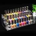 thumbnail image 4 of Sonew Nail Polish Rack,6 Types Durable Nail Polish Acrylic Clear Makeup Display Stand Rack Organizer Holder, Nail Polish Display Rack, 4 of 5