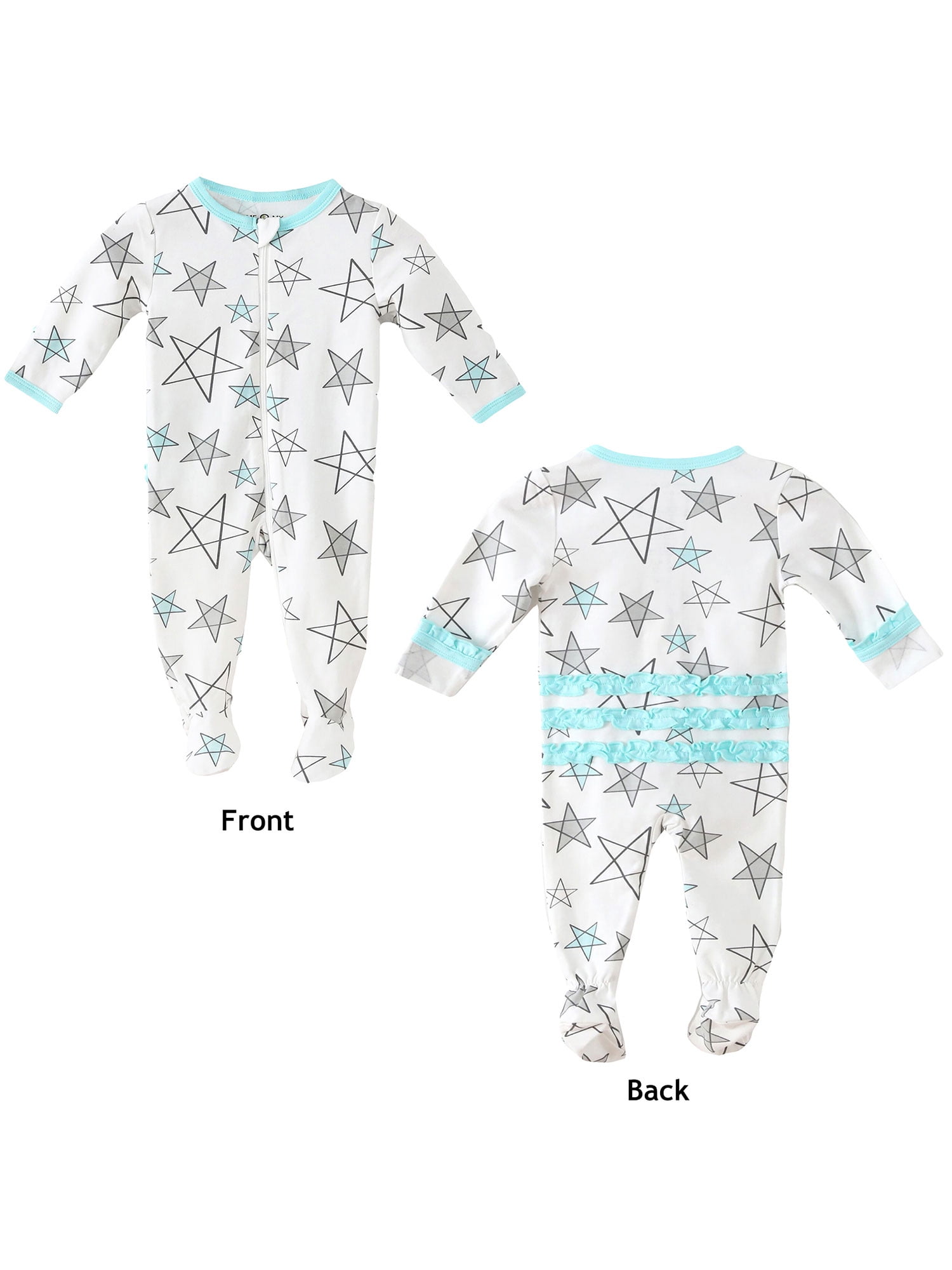 newborn one piece with mittens