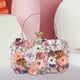 thumbnail image 5 of Bolso de noche de lujo para mujer, cena, asa , con lentejuelas, florales Oro Zulema Cartera floral, 5 of 8