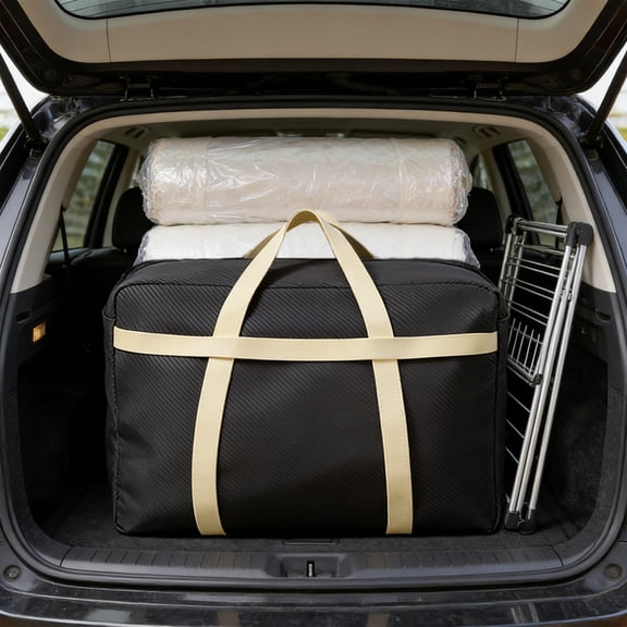 Eespoir Large Capacity Travel Bag, Non-woven Fabric Waterproof Bag, Reinforced Handles Travel Tote, for Storage, Moving, Luggage, Trip, High Quality(XL)