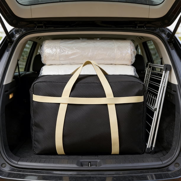 Bolsa impermeable de transporte de gran capacidad con asas reforzadas - Organizador plegable para ropa, ropa de cama y mudanzas