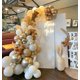 thumbnail image 5 of White Sand Gold Balloon Garland Arch Kit, 150pcs Pearl White Chrome Gold Boho Neutral Globos de látex para bodas Baby Shower Fiesta de cumpleaños Decoraciones Zefei Wu 1327533067799, 5 of 5