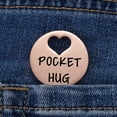 thumbnail image 3 of Token de Abrazo de Bolsillo MIXJOY Oro Rosa con Tarjeta de Felicitación, 3 of 7