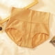 thumbnail image 2 of Gibobby Calzoncillos para mujer alicrados Ropa interior Calzoncillos de cintura alta Parte inferior de algodón Tenedor Panal Llevar Vientre de glúteos(Beige,Talla única), 2 of 3