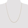 thumbnail image 2 of 14K Yellow Gold necklace Cable chain Rope 24 in 0.7 mm, 2 of 6