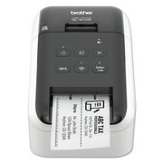 Brother QL-810W 2.4 Ultra-fast Direct Thermal Label Printer, USB, Wireless (b/g/n), WirelessDirect, Auto Cutter - White/Black