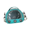 thumbnail image 1 of Bolsa de transporte para hámster, con agujeros transpirables, ventana de acceso lateral, bolso de hombro para hurones Azul, 1 of 8