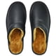 thumbnail image 4 of Zapatillas de casa de cuero de vaca para hombre, zapatos planos hechos a mano, cómodos y suaves, color negro y marrón, para interiores, para primavera, 4 of 5