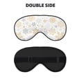thumbnail image 2 of PAYOHTO Retro Snowflake Geometric Pattern Soft Sleep Mask Comfort Pure Silk Eye Cover for Travel Office Camping, 2 of 7