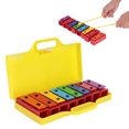 thumbnail image 1 of Xylophone for Kids,8 Tone Toddler Xylophone Glockenspiel for Kids,8 Note Xylophone Professional Percussion Instruments for Children with 2 Drumsticks 1 Yellow Box, 1 of 9