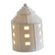thumbnail image 2 of Figura de casa navideña iluminada, decoración de mesa navideña con lámpara de noche de cerámica luminosa, decoración navideña para chimenea navideña Estilo A, 2 of 7