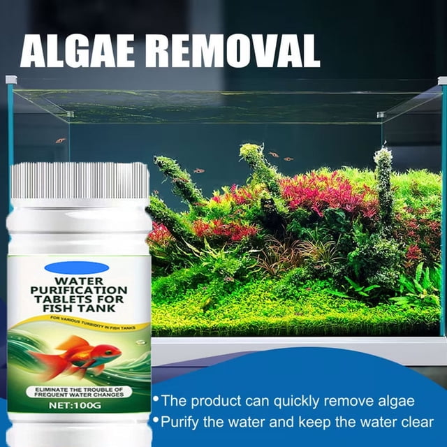 Dvkptbk Powerful Aquarium Water Purification Tablet Water Purification Tablets Fish Tank Water Purifying Agent Water Quality Clariter home decor