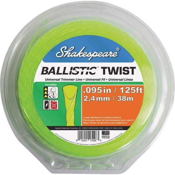 Shakespeare Ballistic Twist Universal Trimmer Line - 17228