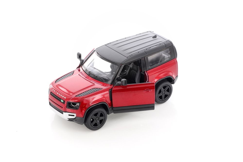 Land Rover Defender 90 1/36 Scale Red 5" Die-cast 