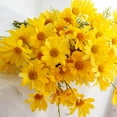 thumbnail image 5 of Margaritas para decoración del hogar, ramo de flores artificiales de margaritas, flores falsas, flores falsas, probadas profesionalmente Jadeshay A, 5 of 5