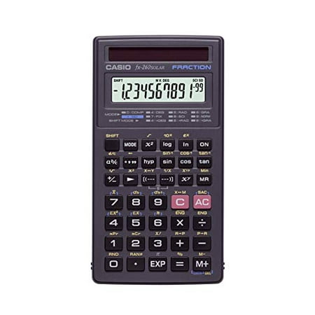 Casio Fx 260 Solar Ii Scientific Calculator Black Walmart Canada