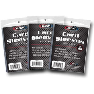 Ultra Pro 130PT Thick Card Sleeves for Standard Size Cards, Protective Soft  Sport Protection Toploader (100 Count) - Walmart.com