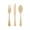Dinner Fork, Knife, Spoon Set, variant on BambooMN 7.5" Elegant Disposable Wood Fork, 1000 Pieces