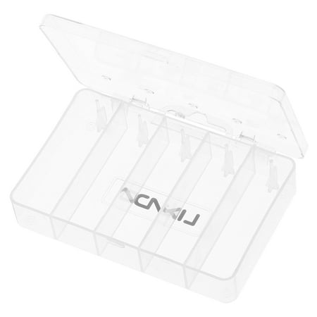 - 5 Compartment Fishing Bait Lure Hooks Box Bait Storage Case Fishing Tool Tackle Organizer Sorting Box