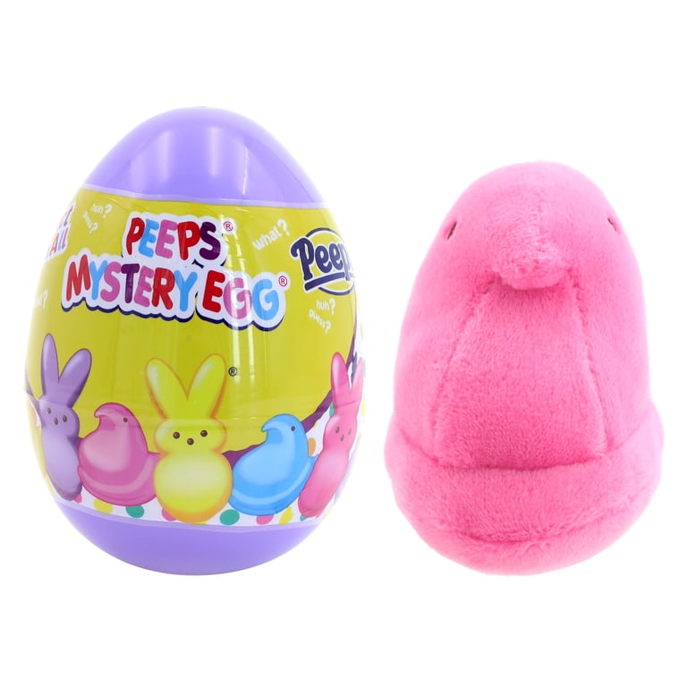 Peeps Easter Plush Toy Surprise Egg with Stuffed Toy Inside